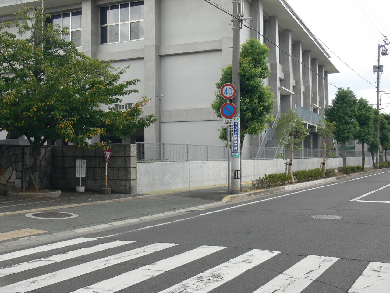 高松商業高校西・南面囲障改修工事